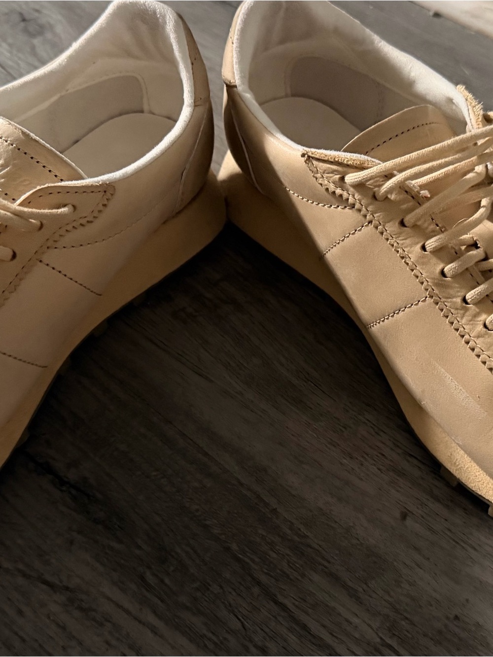 Aritzia X Nike limited edition LD-1000 Beige Suede Lace-Up Women's Sneakers - Picture 9 of 9